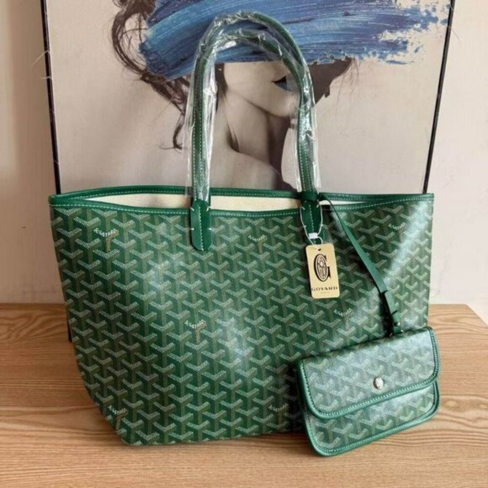 Women's Goyard Goyardine Canvas St. Louis PM Tote